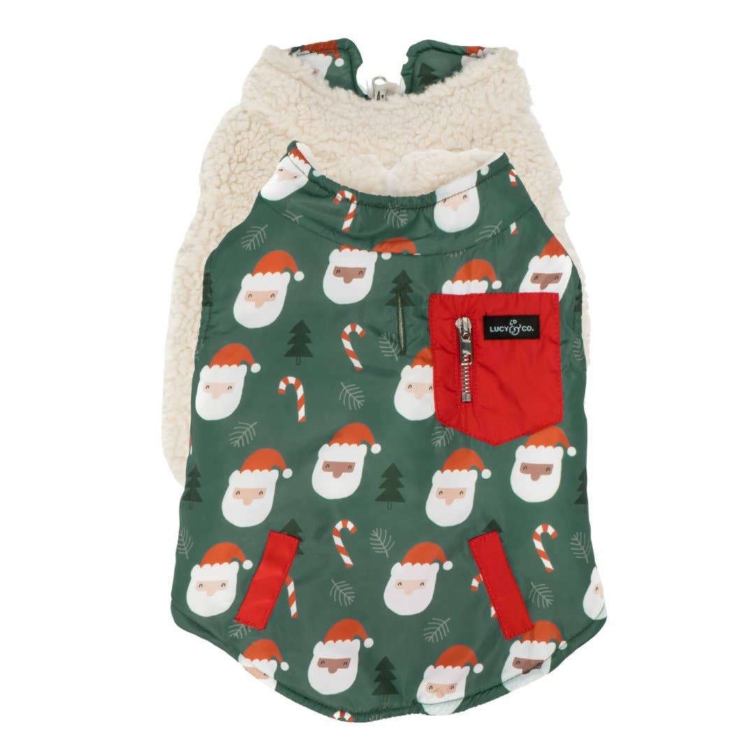 Limited Edition! The Santa Land Reversible Teddy Vest-XL