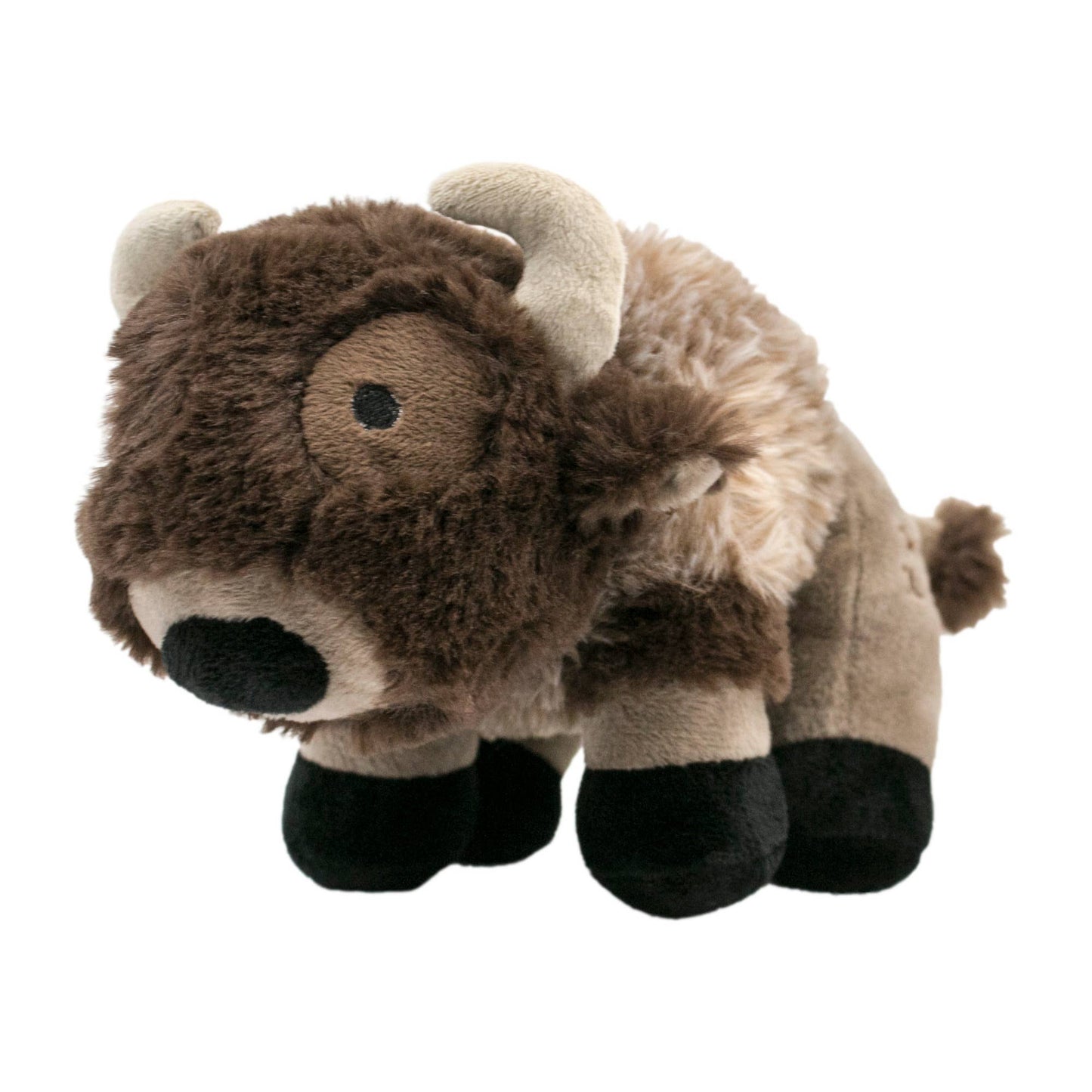 Tall Tails Plush Buffalo Squeaker Toy 9"
