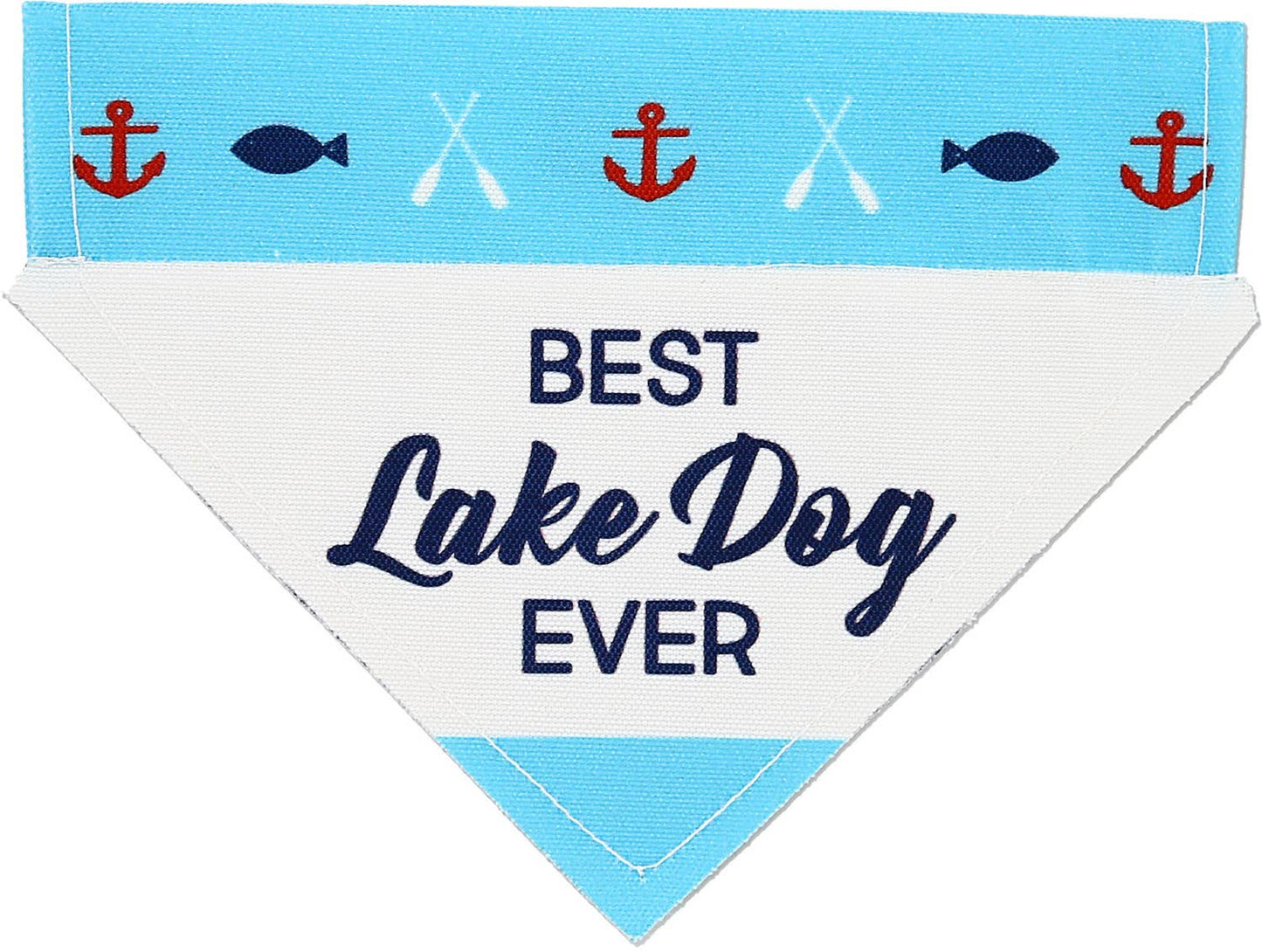 Lake Dog - Canvas Slip-on Pet Bandana
