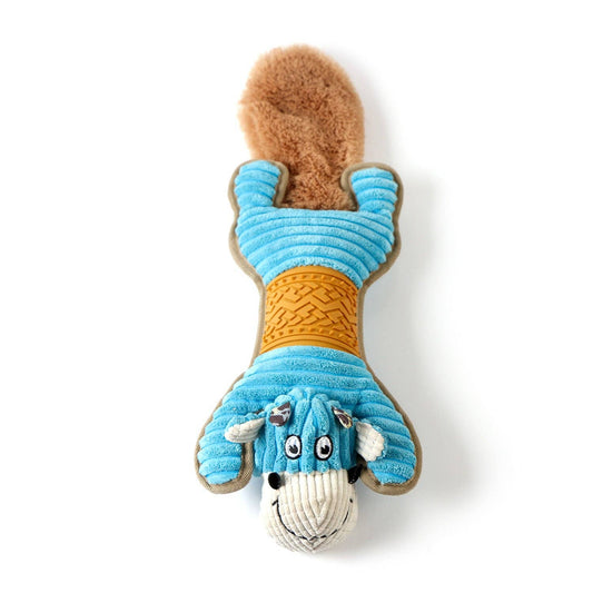 Chewia - Donkey Dog Chew Toy: Blue