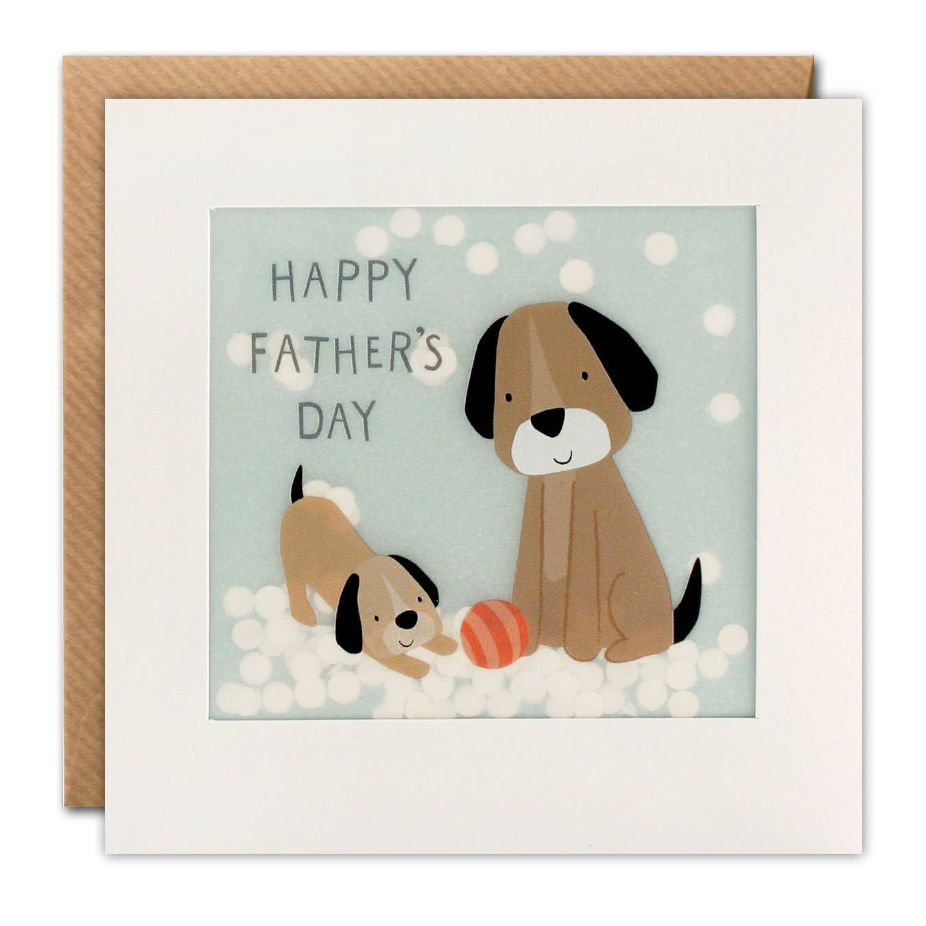 Father’s Day Dogs Paper Shakies Card