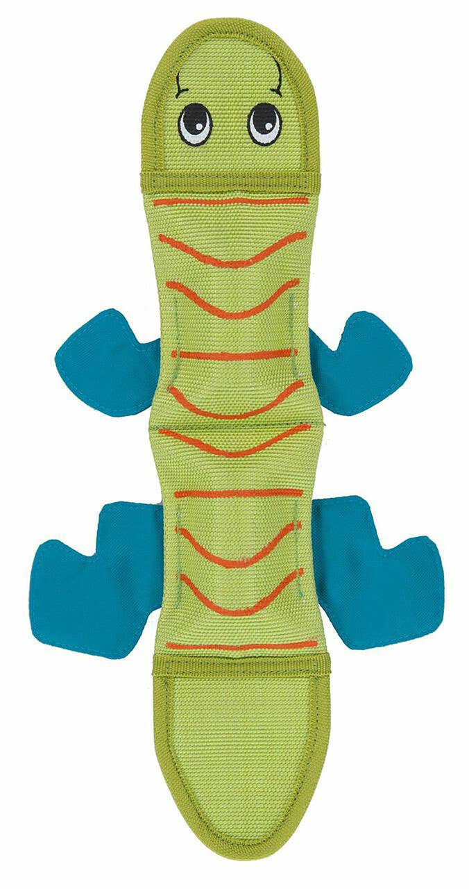 Lizard Dog Toy-Green Medium