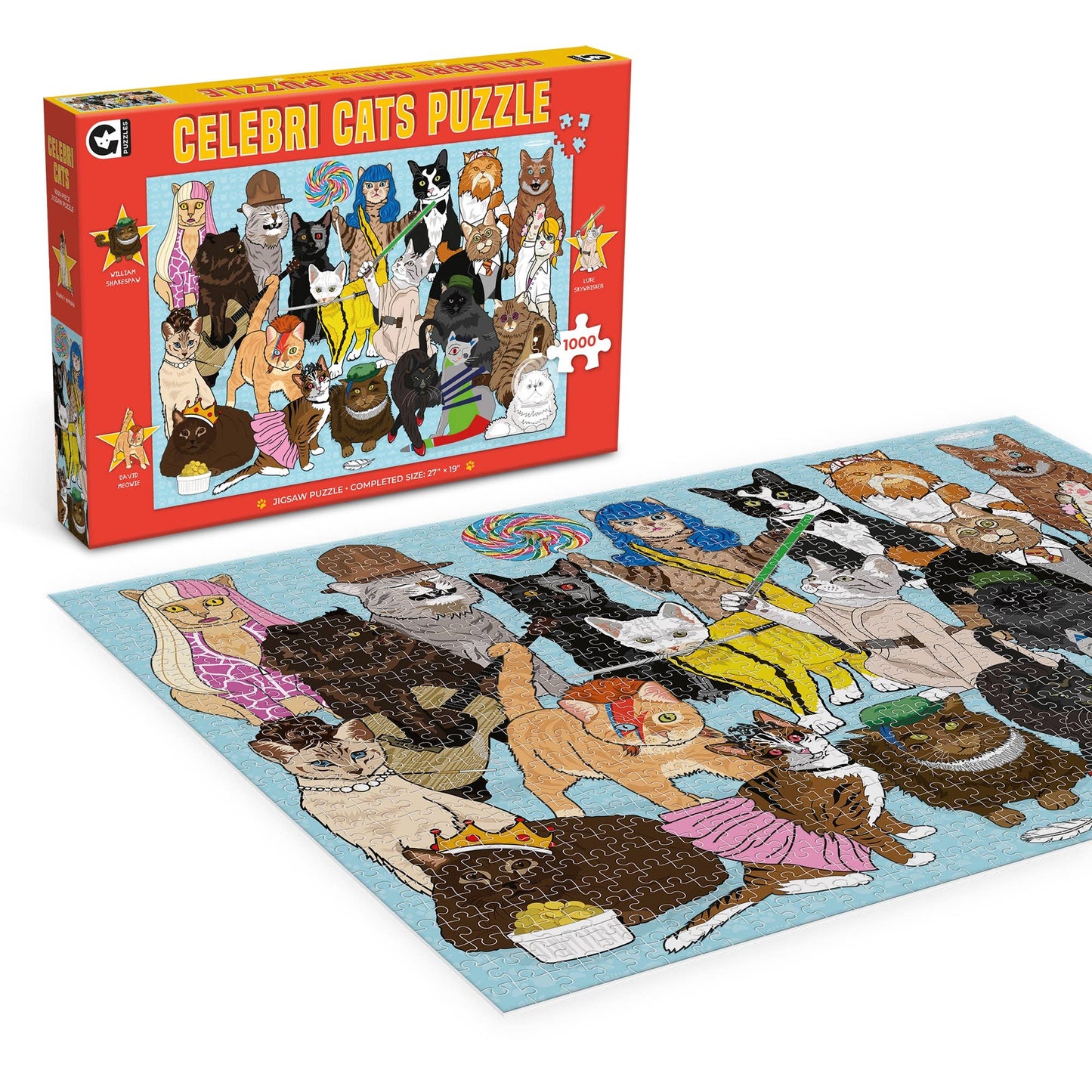 Celebri Cats Jigsaw Puzzle