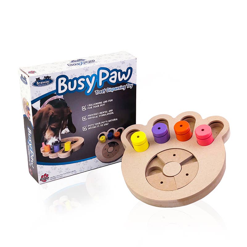 Brainiac Busy Paw™ Interactive Pet Toy