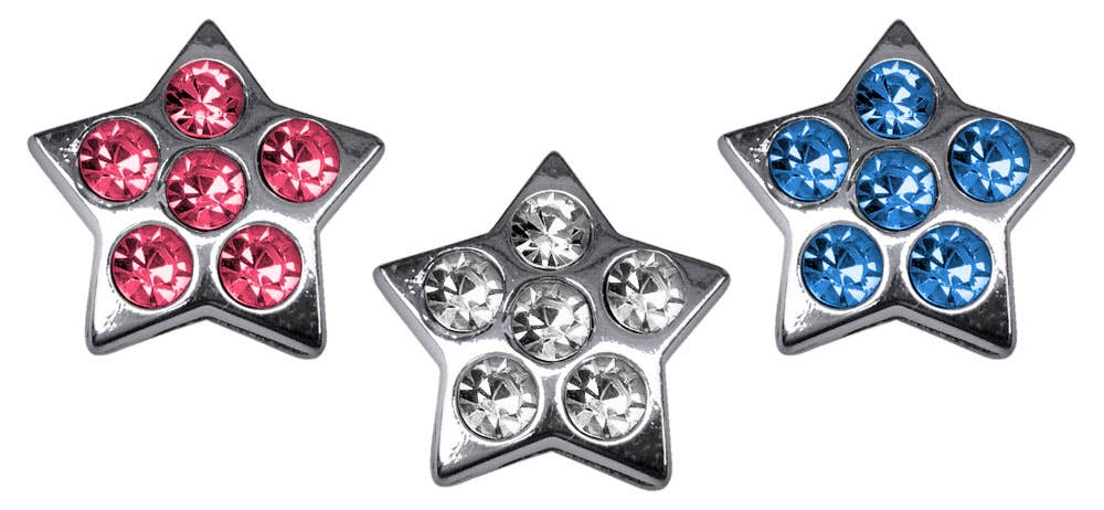 Clear Slider Star Charm-10mm