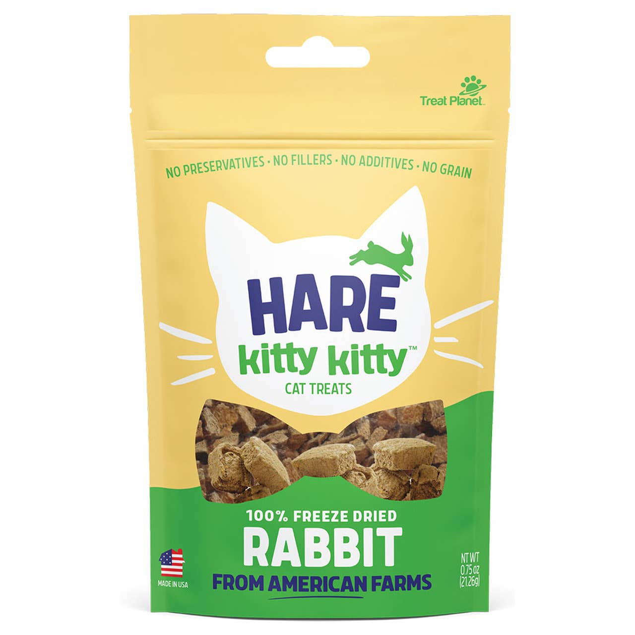 Kitty Kitty Hare Freeze Dried Rabbit Treat .9oz