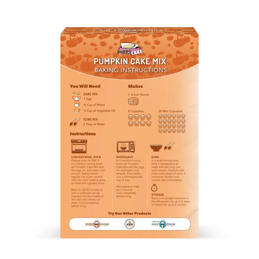 Puppy Cake Mix - Pumpkin (wheat-free)