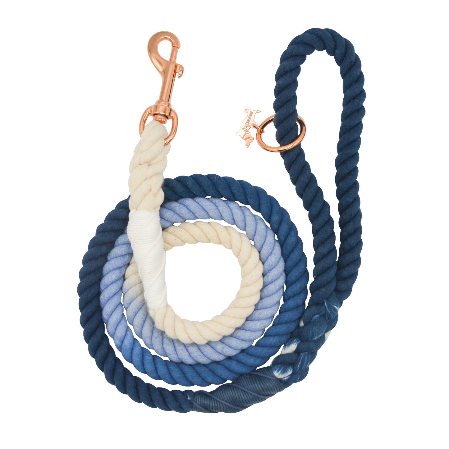 Dog Rope Leash - Ombre Blue