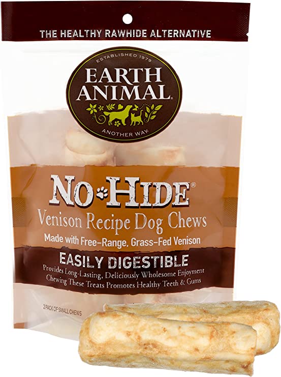 Earth Animal No Hide Venison Chew - 2 Pack