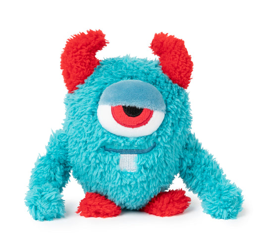 FuzzYard Dog Toy Monster- Blue Small