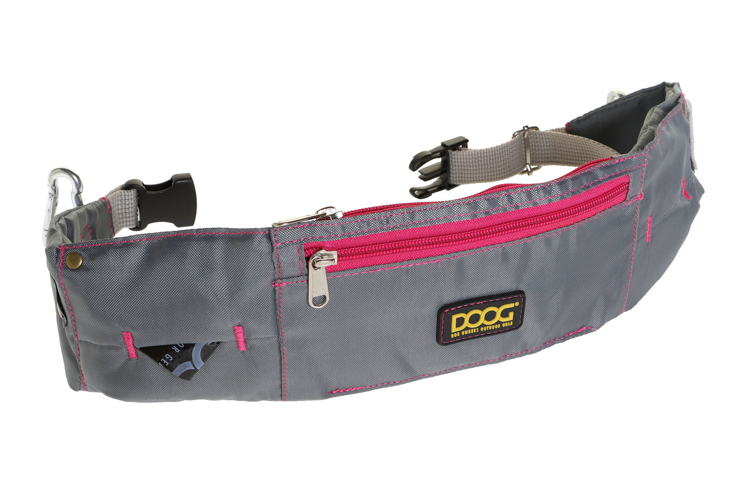 Grey & Pink DOOG Walkie Belt