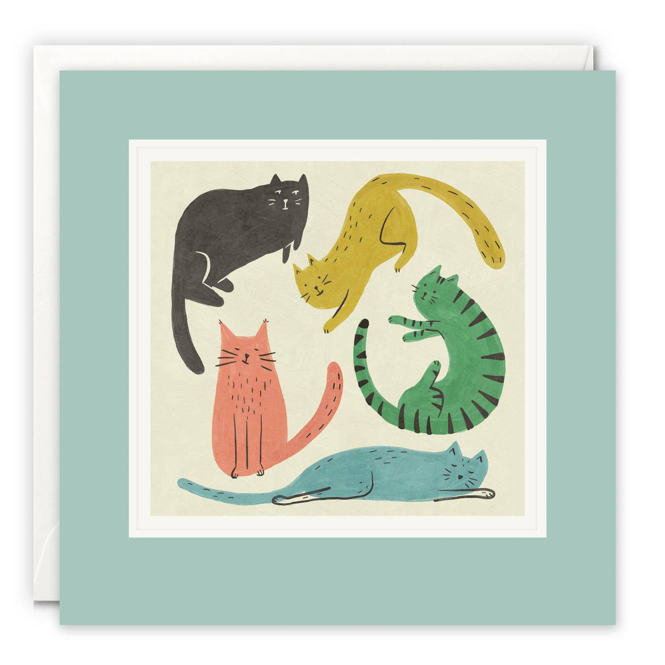 Cats Paintworks Card