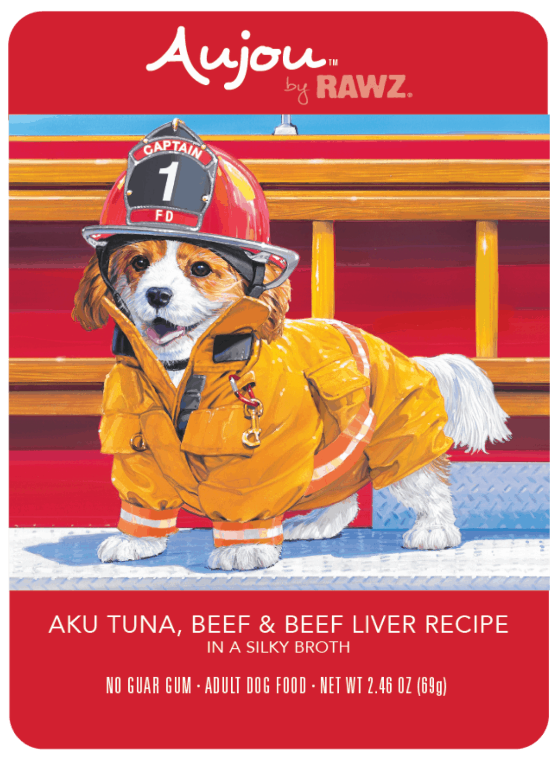 Aujou Tuna & Beef Liver Pouches -2.5oz