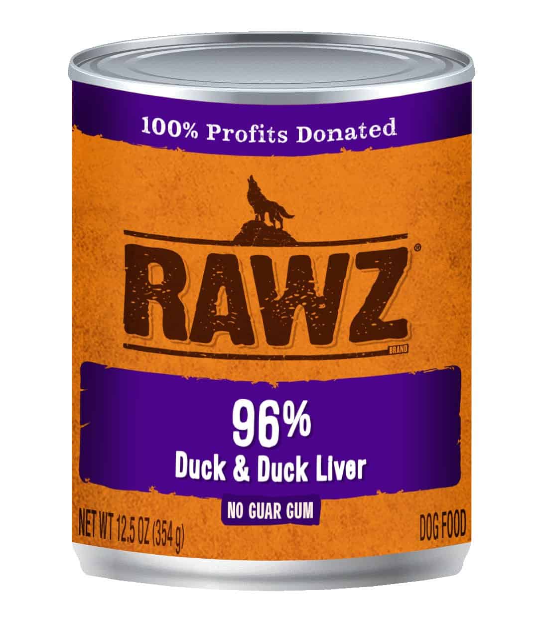 Rawz Duck & Liver Pate Dog Cans -12.5oz