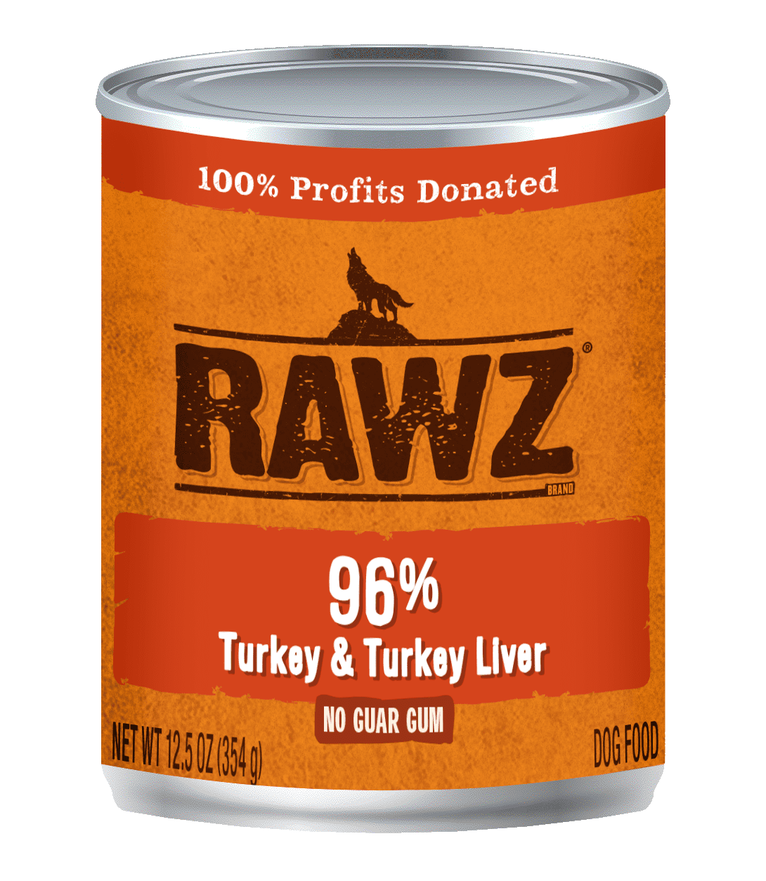 Rawz Turkey & Turkey Liver Dog -12.5oz