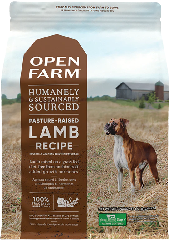 Open Farm Grass Fed Lamb Dog Kibble