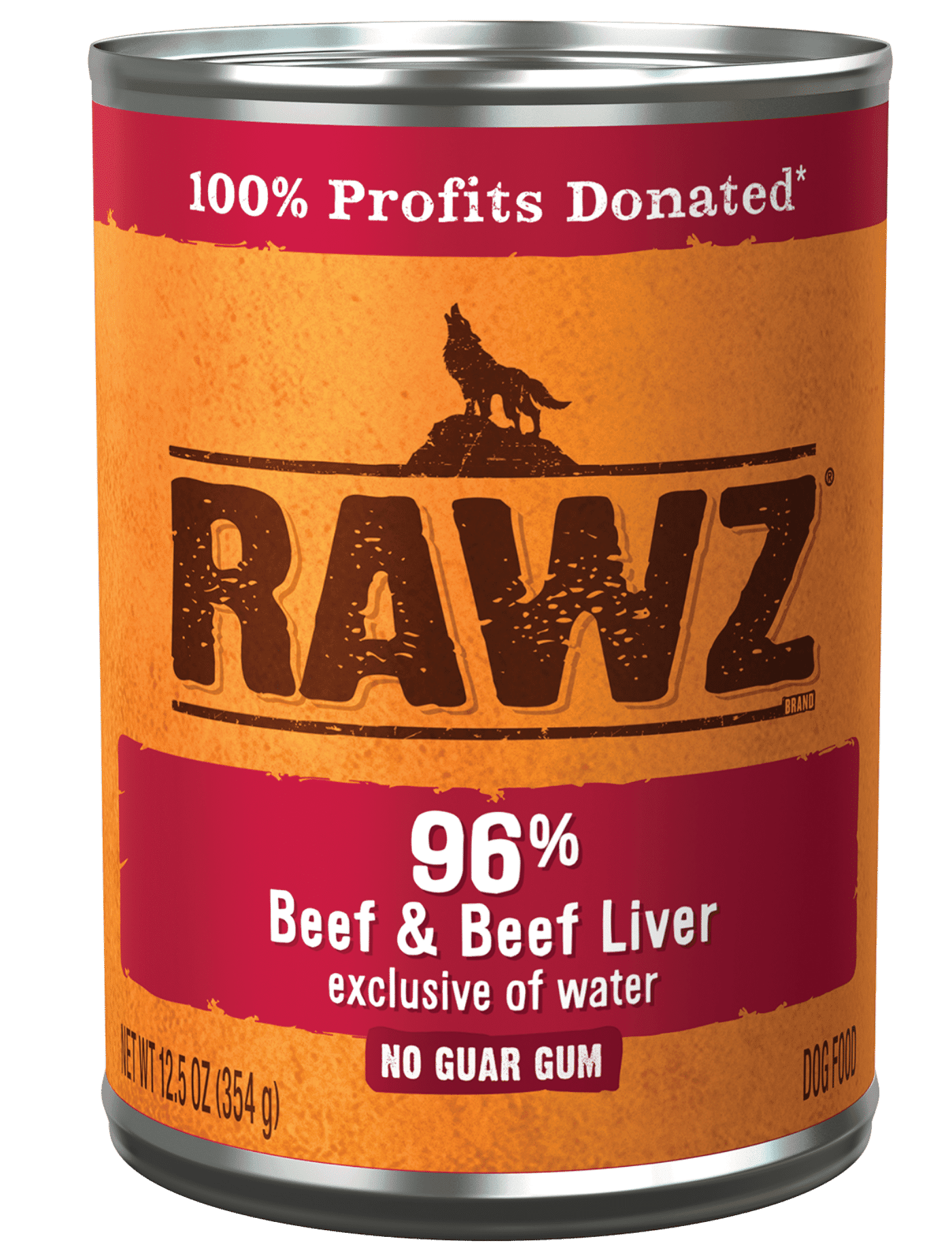 Rawz Beef & Liver Pate Can -12.5oz