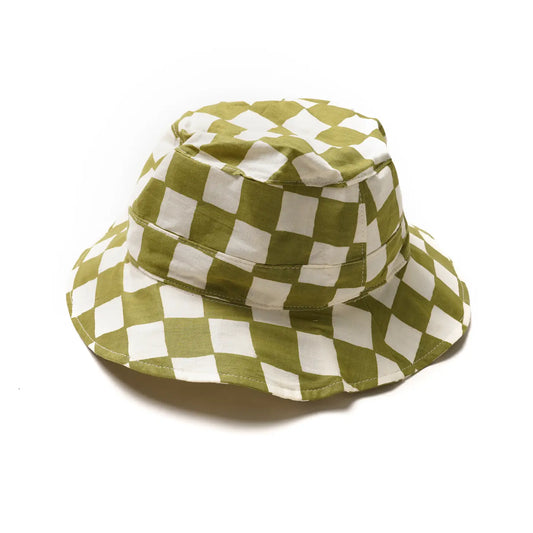 Green Checkmate Hat