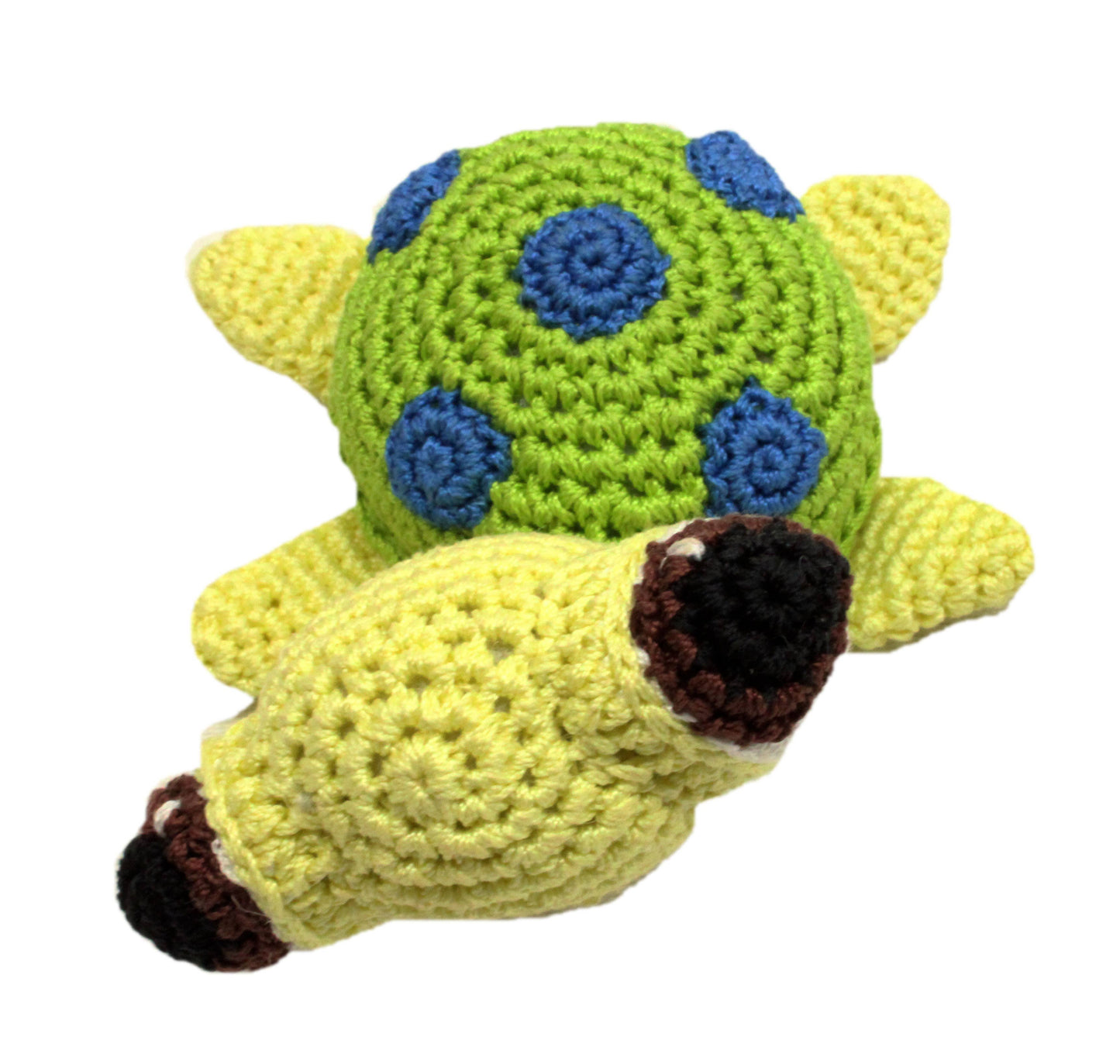 Knit Turtle Dog Toy