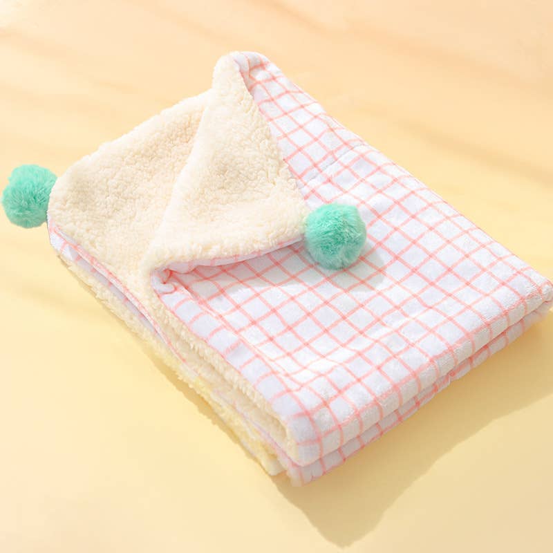 Soft Cat/Dog Blanket: Medium / Pink