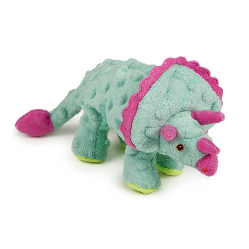 Dog Dino Triceratops With Chew Guard