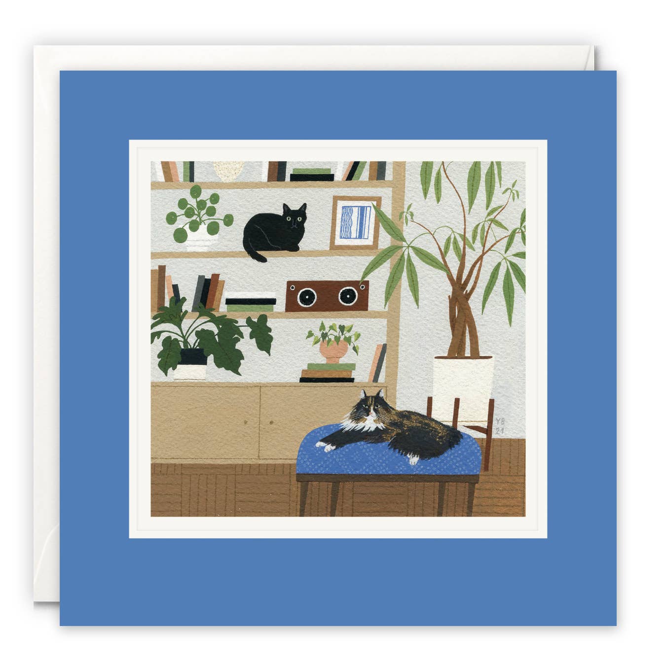 Cats at Home Paintworks Card