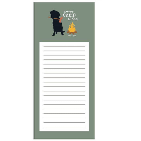 Notepad - Never Camp Alone Campfire