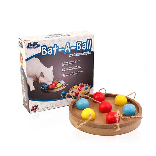 Brainiac Bat-A-Ball™ Interactive Pet Toy