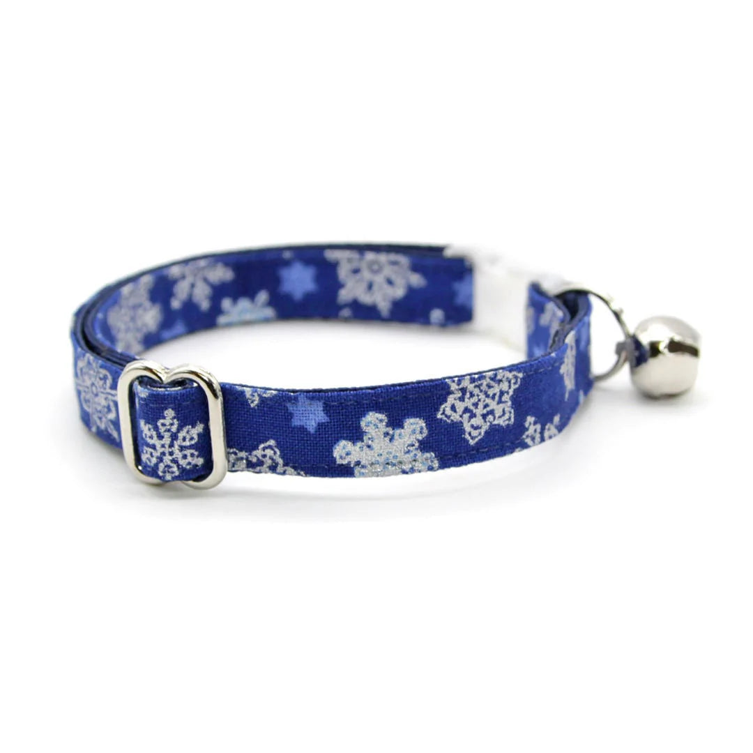 Shimmering Snowflakes Collar - Blue