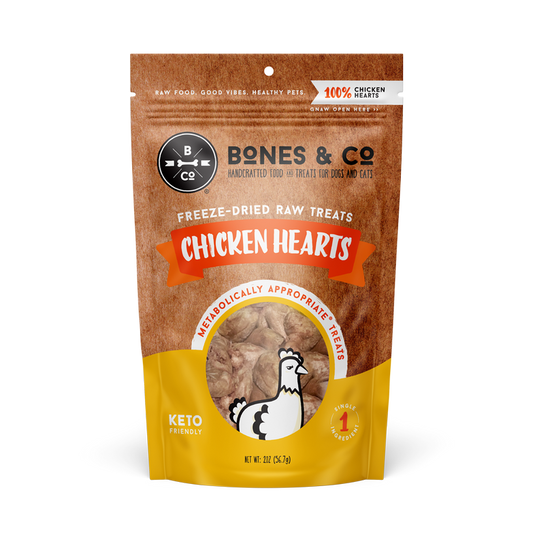 Bones & Co Freeze-Dried Chicken Hearts